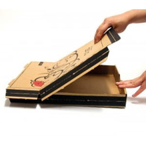 Homemade Pizza Box Easel