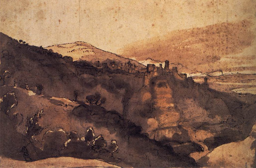 View of Tivoli-Claude Lorrain | History of Plein Air Painting
